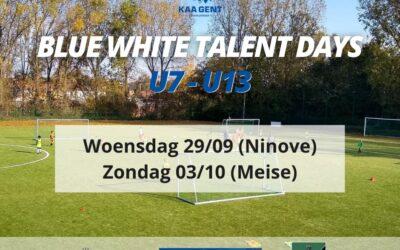 Blue White Talent Days