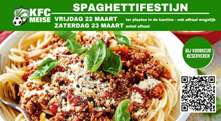 Spaghettifestijn 22 en 23 maart 2024