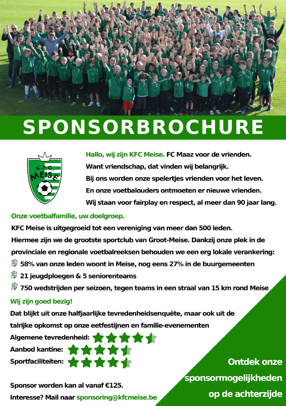 KFC Meise sponsorbrief oude logo