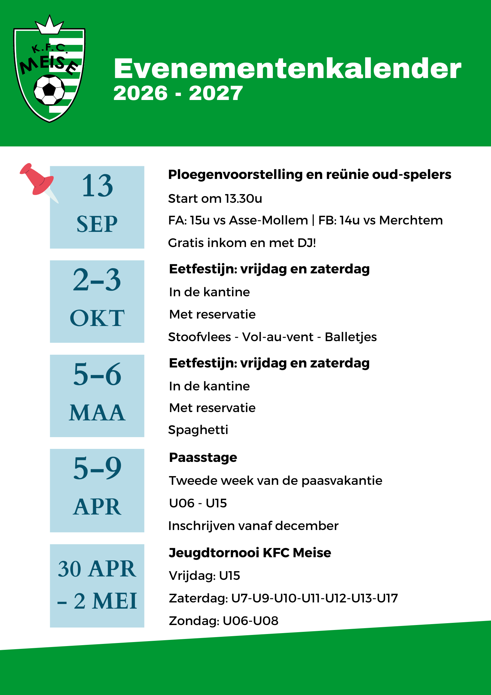 evenementen_26-27 KFC Meise Voorjaarskalender 2025 oude logo